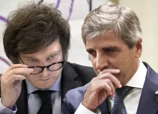 Luis Caputo y Javier Milei