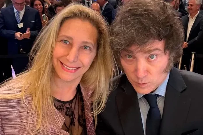 Karina y Javier Milei.