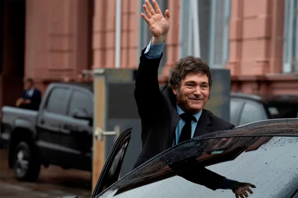 Javier Milei, presidente de la Nación