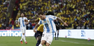 Argentina cayó en Guayaquil. Foto: X oficial de Argentina.