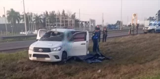 Fatal accidente en Autovía Artigas. Foto: (PER).