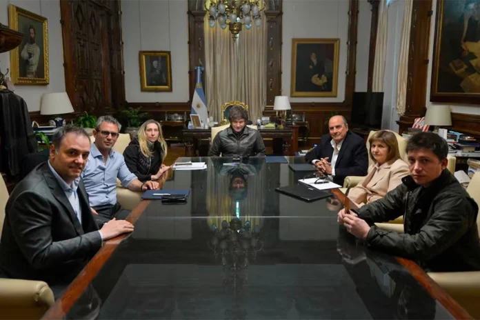 Milei tendrá reuniones con la mesa nacional