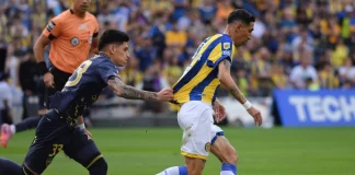 Con gol olímpico de Di María, Central y Boca igualaron.