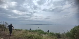 La zona donde fue hallada. Foto: Canal 12 de Misiones.