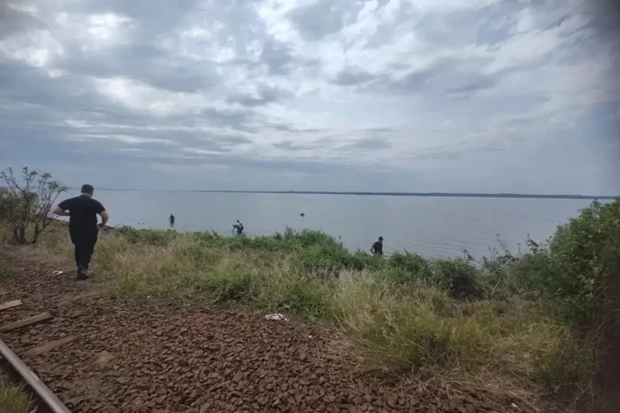 La zona donde fue hallada. Foto: Canal 12 de Misiones. La zona donde fue hallada. Foto: Canal 12 de Misiones.