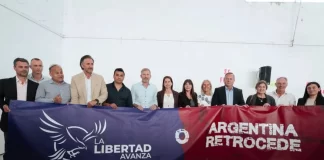Alianza La Libertad Avanza. Foto: X oficial de Rogelio Frigerio.