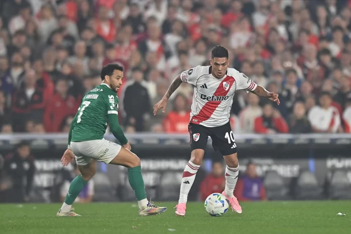 River sufrió la categoría de Palmeiras. Foto: X oficial de River. River sufrió la categoría de Palmeiras. Foto: X oficial de River.