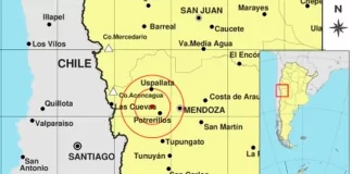 Fuerte sismo en Mendoza