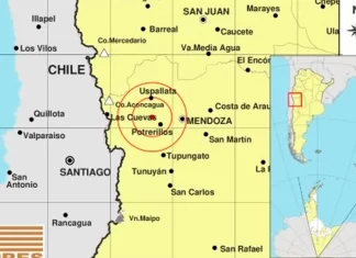 Fuerte sismo en Mendoza