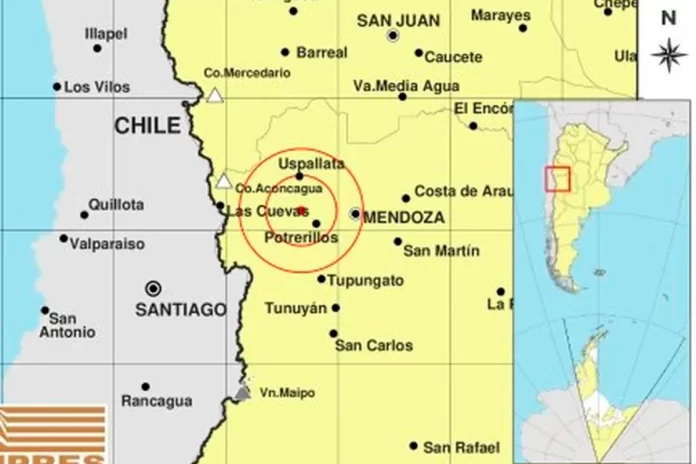 Fuerte sismo en Mendoza