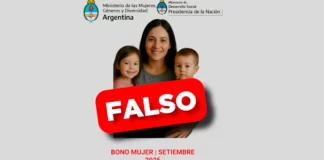 Alerta por estafa con un falso “Bono Mujer”