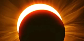 Eclipse solar parcial. Foto: Vogue.