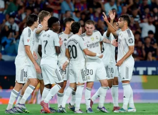 Franco Mastantuono convirtió su primer gol con el Real Madrid en LaLiga