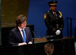 Javier Milei habla ante la asamblea de la ONU