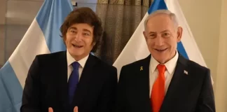 Javier Milei y Benjamín Netanyahu