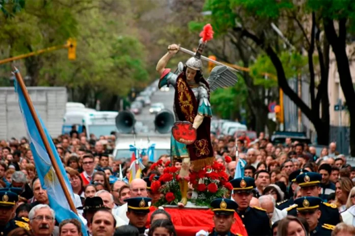 San Miguel Arcángel, patrono de Entre Ríos. Foto: Elonce