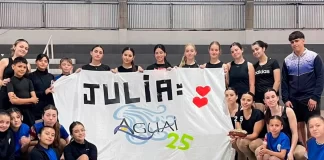 El homenaje a Julia Tactagi. Foto: Aguaí Grupo Show.