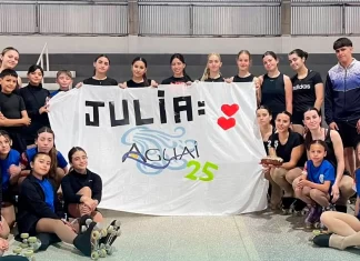 El homenaje a Julia Tactagi. Foto: Aguaí Grupo Show.