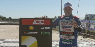 Werner ganó la serie más rápida y larga primero en la final. Foto: ACTC