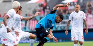 Belgrano empató 1-1 con Barracas Central. Foto: Cadena 3.