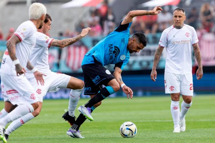 Belgrano empató 1-1 con Barracas Central. Foto: Cadena 3.