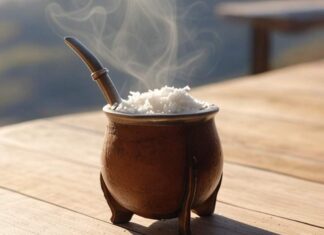 Mate con coco rallado