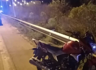 Grave accidente en la Autovía Artigas: motociclista de 25 años resultó herido en Liebig Grave accidente en la Autovía Artigas