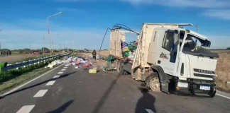 Tragedia en Ruta 18. Foto: Ahora Entre Ríos