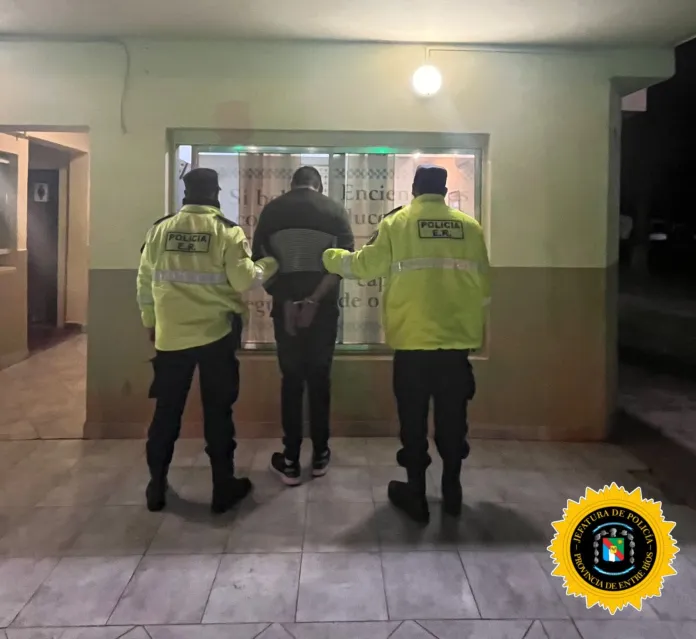 24-09-25-Masculino-con-Pedido-de-Captura-P.C.V.-PASO-CERRITO Detuvieron en Entre Ríos a un santafesino buscado por homicidio durante un control vehicular