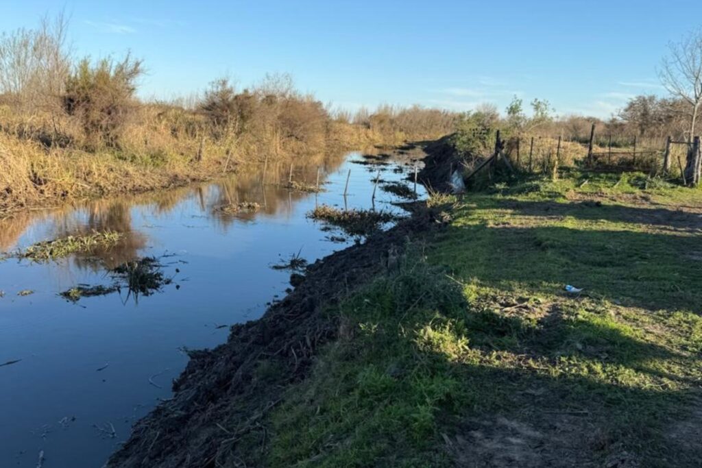 Trabajos en el arroyo Hondo previenen anegamientos en Islas del Ibicuy