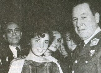 Nelly Rivas y Juan Domingo Perón