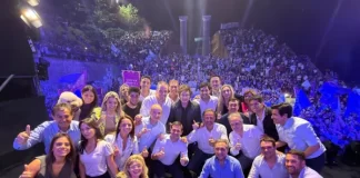 Javier Milei cerró su campaña en Rosario. Foto: Prensa.