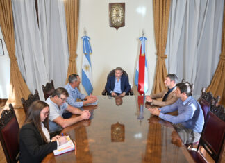Frigerio recibió a los organizadores de la Jornada de la Cadena Láctea de Entre Ríos