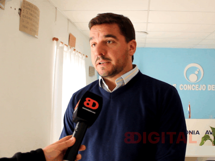 Graciano Sieber, integrante del bloque Juntos por Colonia Avellaneda. Foto: Elochodigital.