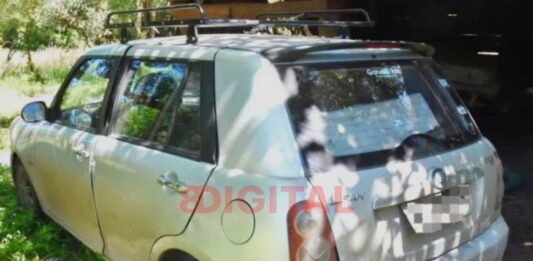 Hallaron en Uruguay el auto de Laurta. Foto: Elochodigital.