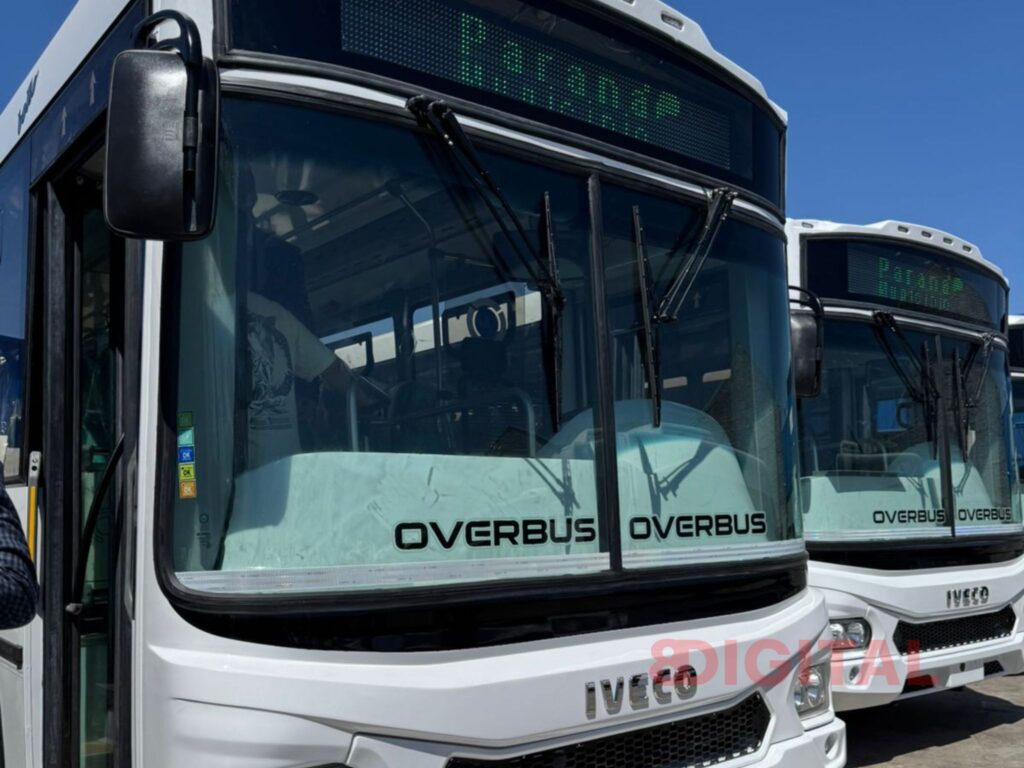 Las unidades de la empresa San José. Foto: Elochodigital.