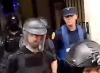 Traslado de Pablo Rodríguez Laurta: fuerte operativo y una frase enigmática antes de partir