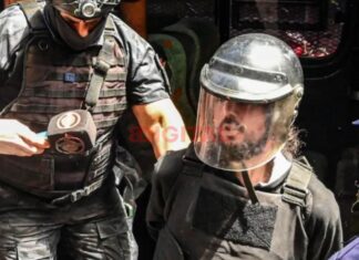Pablo Laurta volvió a Gualeguaychú y lanzó nuevas frases enigmáticas durante su traslado. Foto: R2820.