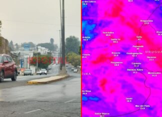 Anuncian tormentas en Argentina: alerta por lluvias intensas y posible granizo en Entre Ríos alerta por lluvias intensas y posible granizo en Entre Ríos. Foto: Elochodigital/Meteored.