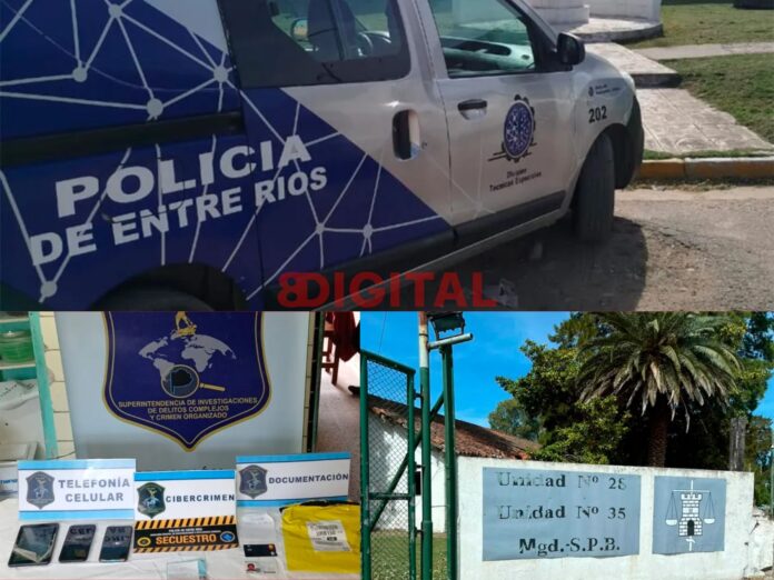 Desde la cárcel, un preso extorsionó a una niña entrerriana y le exigía contenido sexual