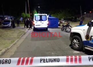 Accidente fatal en Paraná. Foto: Reporte 100.7