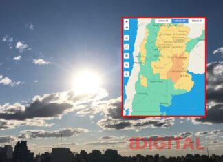 El día más caluroso de la semana con más de 31 grados en Entre Ríos: pronostican tormentas severas y alerta naranja Calor antecede a las tormentas.