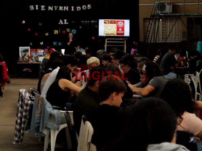 Bingo Solidario de la E.E.T. N°3 “Tte. Luis Candelaria”. Foto: Elochodigital.