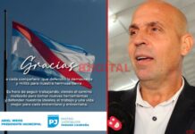 Ariel Weiss reconoce la derrota en Colonia Avellaneda tras triunfo de La Libertad Avanza Ariel Weiss reconoce la derrota en Colonia Avellaneda tras triunfo de La Libertad Avanza. Foto: Elochodigital.