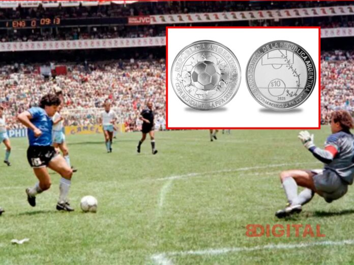 El Banco Central lanzó una moneda conmemorativa por la Copa Mundial 2026 en homenaje al gol de Maradona El Banco Central lanzó una moneda conmemorativa por la Copa Mundial 2026 en homenaje al gol de Maradona