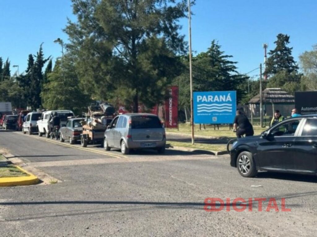 TC en Paraná. Foto: AHORA.