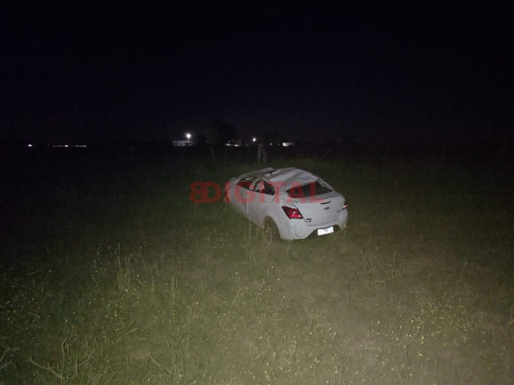 Fuerte siniestro vial en la entrada de Puerto Curtiembre. Foto: Elochodigital.