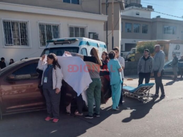 Parto de emergencia en Paraná. Foto: Elochodigital. Parto de emergencia en Paraná. Foto: Elochodigital.