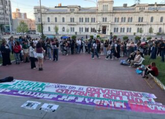 Agrupaciones feministas exigieron justicia por Daiana Mendieta en una masiva manifestación en Paraná Agrupaciones feministas exigieron justicia por Daiana Mendieta. Foto: Ahora.
