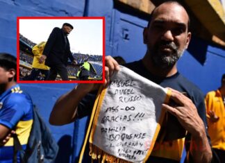 Los fanáticos lloran la pérdida de la leyenda del fútbol argentino. Foto: Infobae.